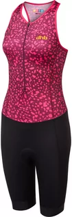 Pianki do pływania - dhb dhb Moda Sleeveless Tri Suit Women, czarny/różowy UK 8 | XS 2022 Pianki do pływania 106176128 - grafika 1