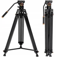 Statywy fotograficzne - K&F CONCEPT z głowicą olejową KF09.121 - miniaturka - grafika 1