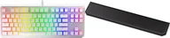 Klawiatury - Klawiatura Endorfy Klawiatura Endorfy Thock TKL Pudding Onyx White Kailh Red EY5A009 + Podkładka pod nadgarstki Thock TKL Palm Rest - miniaturka - grafika 1