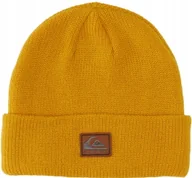 Czapki damskie - Quiksilver czapka zimowa ciepła żółta beanie rozmiar uniwersalny - miniaturka - grafika 1