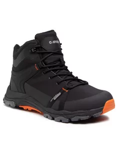 Buty trekkingowe męskie - Hi-Tec Trekkingi Himba Mid Wp AVSAW20-HT-01-Q3 Czarny - grafika 1