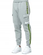 Dresy męskie - NIKE SPODNIE DRESOWE MĘSKIE BAWEŁNA BOJÓWKI DX2030 066 r. S - miniaturka - grafika 1