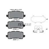 Klocki hamulcowe - Klocki hamulcowe - komplet TEXTAR 2238901  w 24 h. Do 100 dni na zwrot. 100 tys. Klientów. - miniaturka - grafika 1