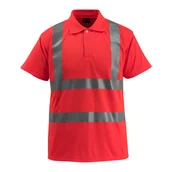Odzież robocza - KOSZULKA POLO MASCOT SAFE LIGHT BOWEN 50593-976; CZERWIEŃ HI-VIS - miniaturka - grafika 1