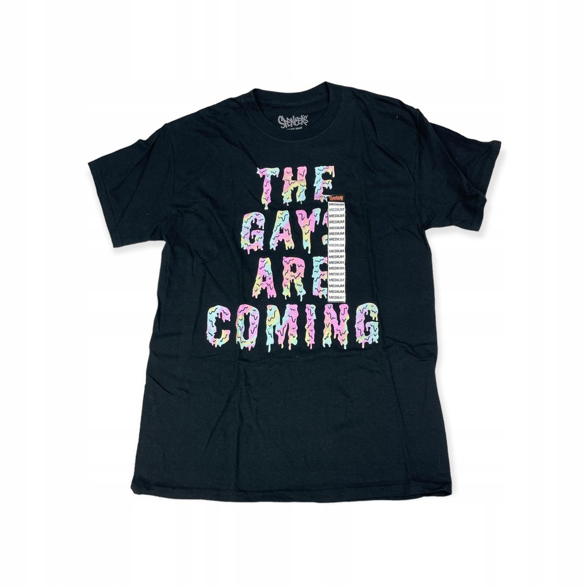 Koszulka Tshirt męski SPENCER'S czarny napisy M