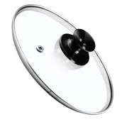 Pokrywki - Pokrywa żaroodporna z czarnym uchwytem Caserta 26 cm - miniaturka - grafika 1