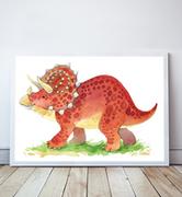 Plakaty - Plakat z Dinozaurem, Dino 4 format A4 - miniaturka - grafika 1