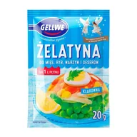 Dodatki do ciast w proszku - Gellwe ŻELATYNA SPOŻYWCZA 20G 1X25) zakupy dla domu i biura 16533648 - miniaturka - grafika 1
