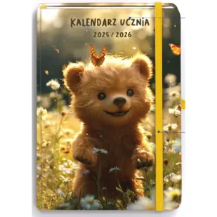 Kalendarz Ucznia 2025/2026 B6 TNS Miś - Kalendarze - miniaturka - grafika 1