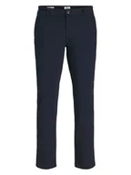 Spodnie męskie - Jack & Jones Spodnie chino w kolorze granatowym - miniaturka - grafika 1