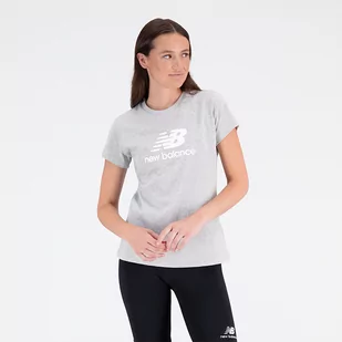 Koszulka damska New Balance WT31546AG  szara - Koszulki i topy damskie - miniaturka - grafika 1