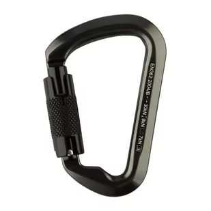 M-Tac - Karabińczyk aluminiowy z Key Lockiem - 10 cm - Szary - MTC-HDS30 - Sprzęt wspinaczkowy - miniaturka - grafika 1