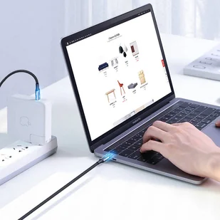 Ugreen kabel przewód USB Typ C - USB Typ C Power Delivery 100W Quick Charge FCP 5A 3m szary (90120 US316) - Kable USB - miniaturka - grafika 6