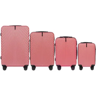 Komplet 4 WALIZEK Wings SWAN DIRTY PINK - Walizki - miniaturka - grafika 1