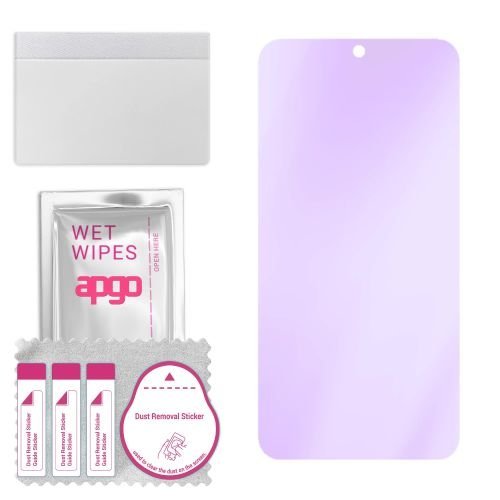 szkło ochronne na ekran Hybrydowe 9H z filtrem ANTI-BLUE zamiennik hartowanego do Xiaomi Redmi Note 13R - apgo hybrid ANTI-BLUE Flexible Hybrid...