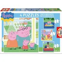 Educa Świnka Peppa 15918 - Puzzle - miniaturka - grafika 1