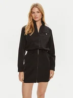 Sukienki - Guess Sukienka codzienna Aurelie V4YK01 WG982 Czarny Regular Fit - miniaturka - grafika 1