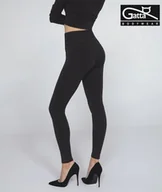 Legginsy - LEGGINSY GATTA SKINNY HOT HIGH WAIST (kolor black, rozmiar L) - miniaturka - grafika 1