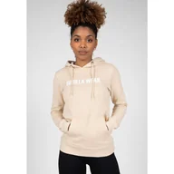 Bluzy sportowe damskie - Bluza fitness damska Gorilla Wear Charlotte Hoodie z kapturem - miniaturka - grafika 1