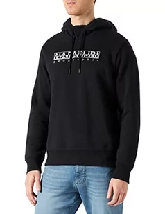 Napapijri Berber H 2 męska bluza z kapturem, Czarny (Np0a4fqt041), S - Bluzy męskie - miniaturka - grafika 1
