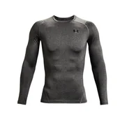 Koszulki męskie - Koszulka męska Under Armour HeatGear Comp LS Grey M - miniaturka - grafika 1
