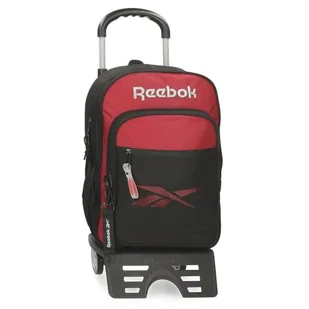 Reebok Portland Plecak szkolny z wózkiem Czarny 30x40x12 cms Poliester 14,4L by Joumma Bags, czarny, plecak szkolny na kółkach - Plecaki szkolne i tornistry - miniaturka - grafika 1