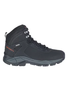 Merrell Skórzane botki turystyczne "Vego Mid" w kolorze czarnym - Buty trekkingowe męskie - miniaturka - grafika 1