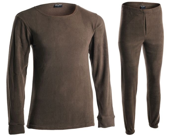 Mil-Tec Bielizna Polarowa Dwuczęściowa Olive - XL