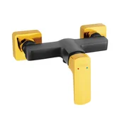 Baterie umywalkowe - Bateria prysznicowa złota Lippi Ferro - miniaturka - grafika 1