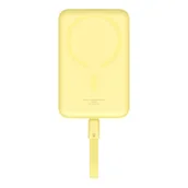 Powerbanki - Baseus Magnetic Mini 10000mAh 20W MagSafe Żółty - miniaturka - grafika 1