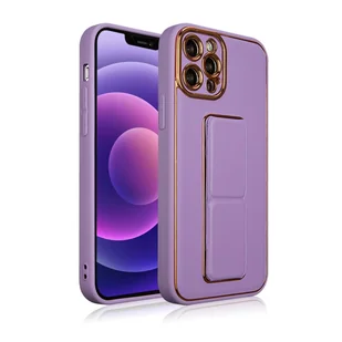 New Kickstand Case etui do iPhone 12 Pro z podstawką fioletowy - Etui i futerały do telefonów - miniaturka - grafika 2