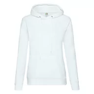 Bluzy damskie - Bluza damska z kapturem Hooded Sweat Fruit of the Loom - Biały S - miniaturka - grafika 1