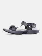 Sandały męskie - 4F, Sandały męskie, Midshop shoes, ciemny szary, rozmiar 43 - miniaturka - grafika 1