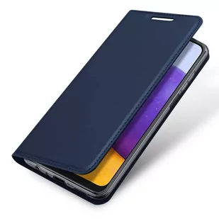 Dux Ducis Skin Pro kabura etui pokrowiec z klapką Samsung Galaxy A22 4G niebieski - Etui i futerały do telefonów - miniaturka - grafika 4