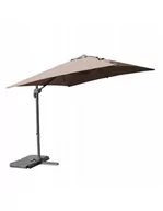 Parasole ogrodowe - PARASOL Z WYSIĘGNIKIEM OGRODOWY MOKKA 250X250CM - miniaturka - grafika 1