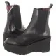 Botki Elevated Wedge Bootie Black FW0FW07857 BDS (TH861-a) Tommy Hilfiger - Botki damskie - miniaturka - grafika 1