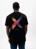 Koszulki męskie - T-SHIRT BAWEŁNIANY 100% Koszulka Męska Czarna Point X ZACHÓD SŁONCE XXL - miniaturka - grafika 1