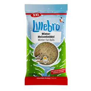 Lillebro Winter XXL, kule tłuszczowe dla dzikich ptaków - 10 x 500 g - Karma dla ptaków - miniaturka - grafika 1