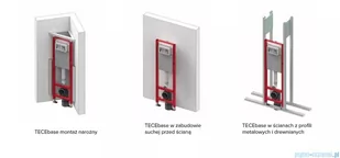 Tece stelaż podtynkowy TECEbase 320 uruchamiany z przodu  9.400.440 - Stelaże i zestawy podtynkowe do WC - miniaturka - grafika 2