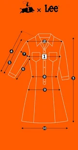 Lee LS SEAMED DRESS Mid Stonewash taliowana sukienka jeansowa S - Sukienki Lee LS SEAMED DRESS Mid Stonewash taliowana sukienka jeansowa S - Sukienki - miniaturka - grafika 1