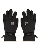 Rękawice narciarskie - Roxy Rękawice narciarskie Jetty Solid ERJHN03267 Szary - miniaturka - grafika 1