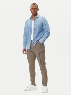 G-Star Raw Spodnie materiałowe Zip Pocket 3D D24307-E172 Zielony Skinny Fit - Spodnie męskie - miniaturka - grafika 1