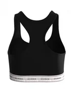 Bielizna sportowa damska - Damski biustonosz Guess Carrie Bralette - czarny - GUESS - miniaturka - grafika 1