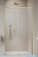 Kabiny prysznicowe - Radaway Idea 8 Dwj Brushed Gold drzwi wnękowe 160cm lewe szczotkowane złoto 10330820-99-01L/10350753-01-01 - miniaturka - grafika 1