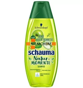 Schauma Nature Moments zielone jabłko i brennessel szampon, 5er Pack (5 X 400 ML) S46G1 - Szampony do włosów - miniaturka - grafika 1