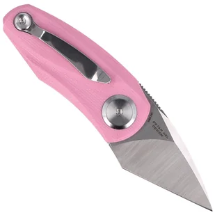 Nóż składany Bestech Tulip Pink G10, Satin / Stonewash 14C28N by Ostap Hel (BG38E) - Noże - miniaturka - grafika 3