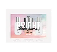 Zestawy perfum damskich - PEPE JEANS BRIGHT FOR HER WODA PERFUMOWANA SPRAY 30ML + BALSAM 60ML + ŻEL 60ML - miniaturka - grafika 1