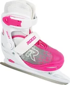 Łyżwy - Roces Łyżwy Jokey Ice X biało-różowe 450746 001 30-33 - miniaturka - grafika 1