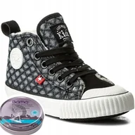 Buty dla dziewczynek - OCIEPLANE TRAMPKI DZIECIĘCE Y374042 R29 - miniaturka - grafika 1