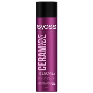 (DE) Syoss, Mega strong, Lakier do włosów, 400 ml (PRODUKT Z NIEMIEC) - Kosmetyki do stylizacji włosów - miniaturka - grafika 1